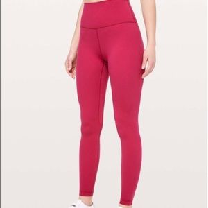 Lululemon Ruby Red Align Pant & SMALL/MEDIUM